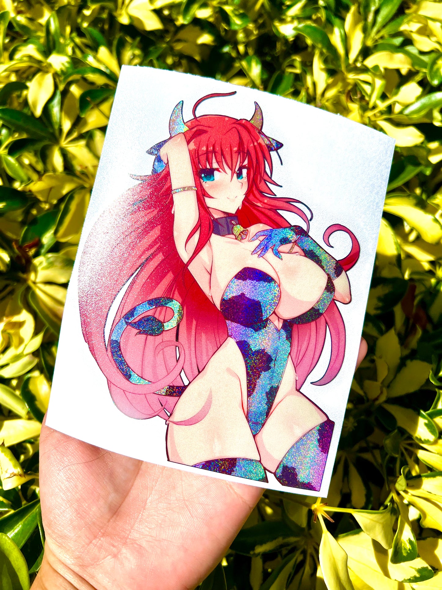 GLITTER HOLO SPOT WAIFUS - LIMITED EDITION STICKERS