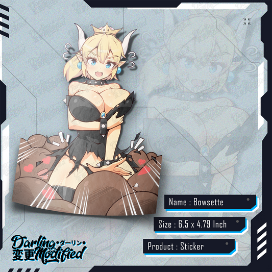 Bowsette - Sticker