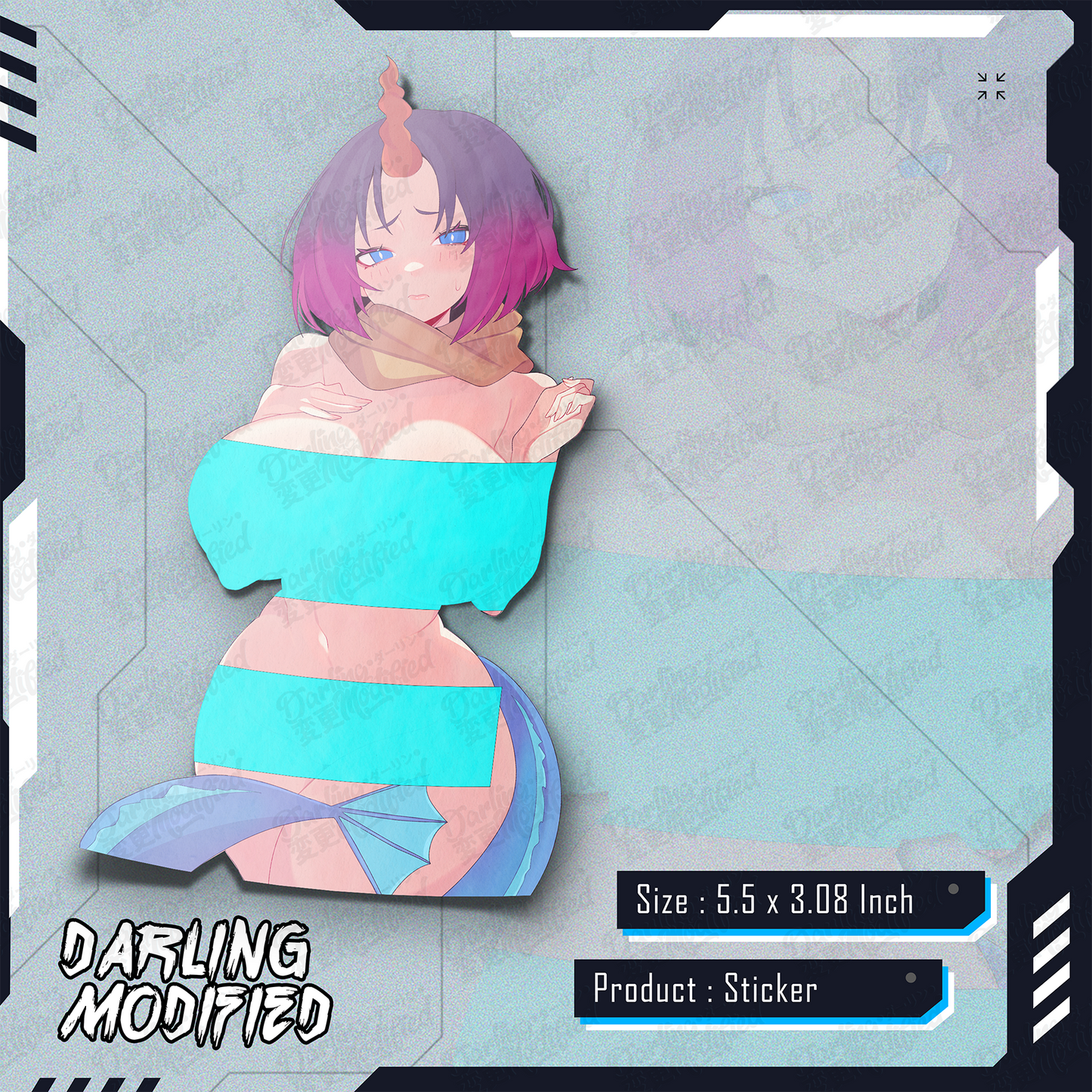 Dragon Maid Waifus - Stickers