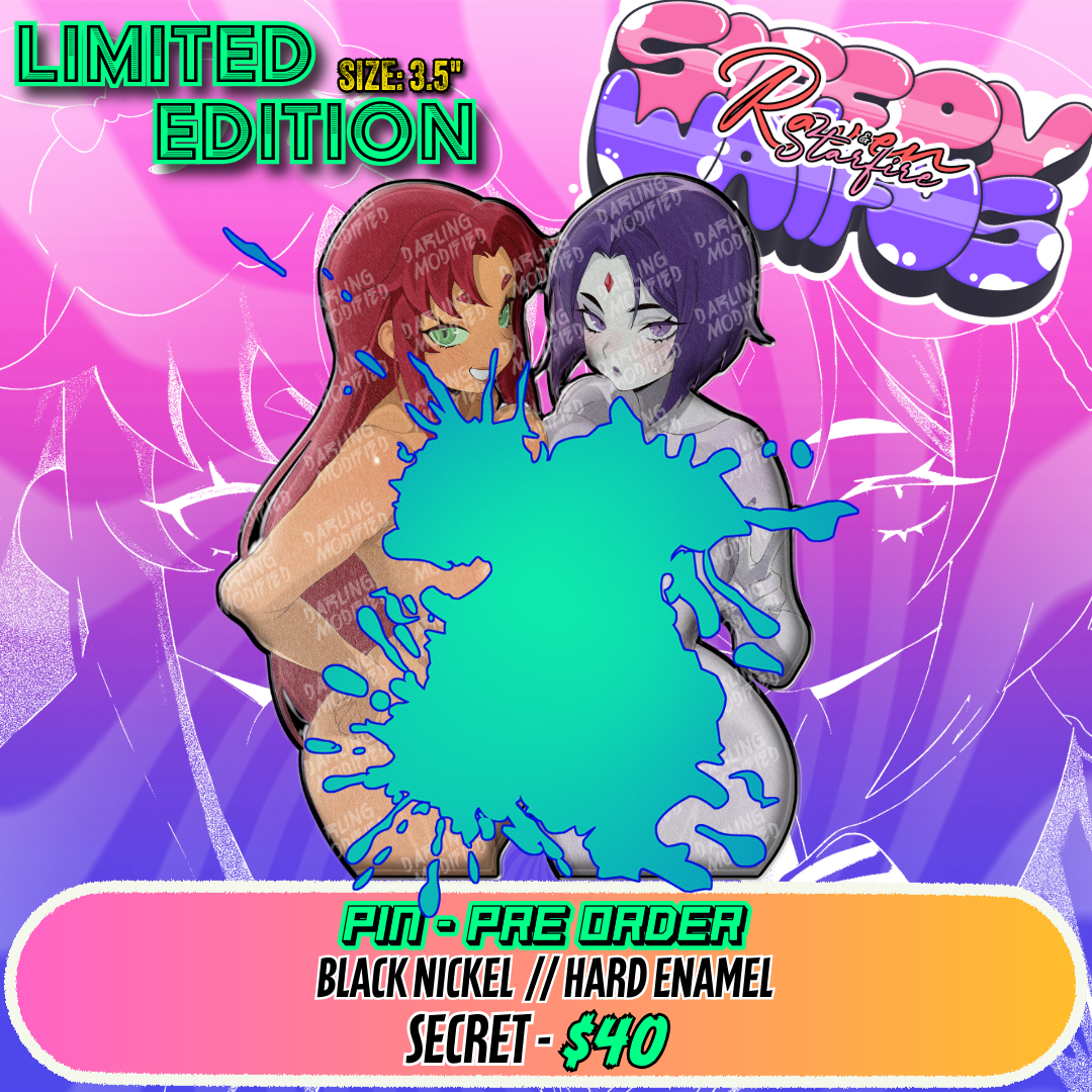 Alluring Slumber Queens R/S (Y) - Pins - Limited Edition (Pre-Order)