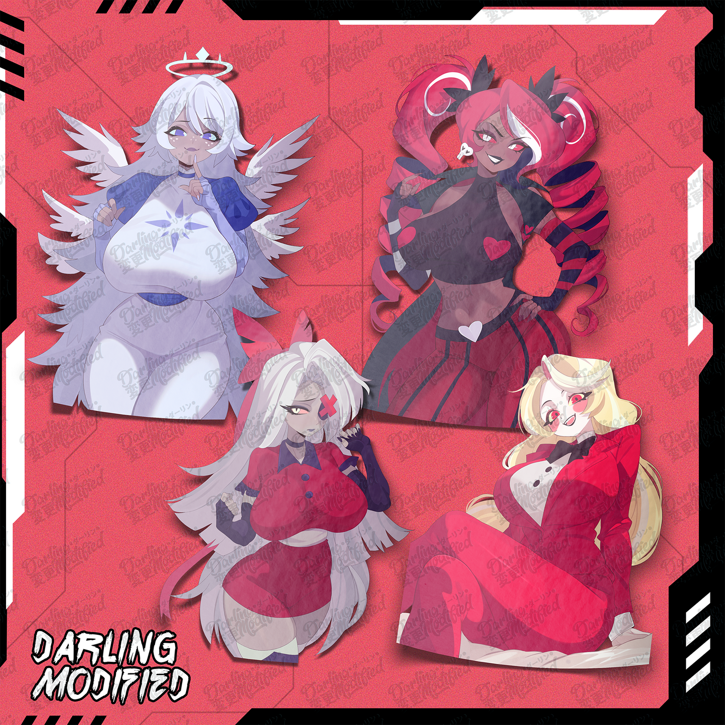 Hazbin Waifus (Y) - Stickers