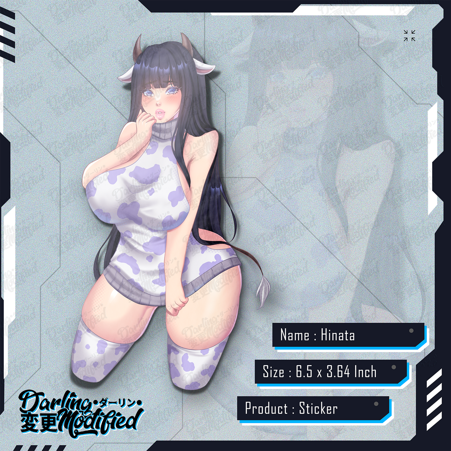 Hinata Moo Moo - Stickers