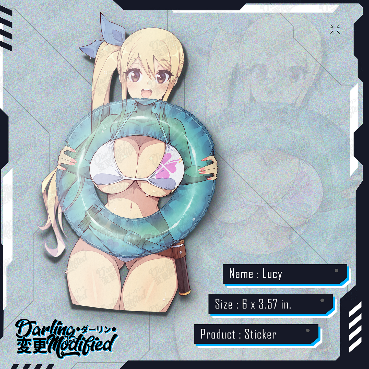 Floaty Babe - Stickers