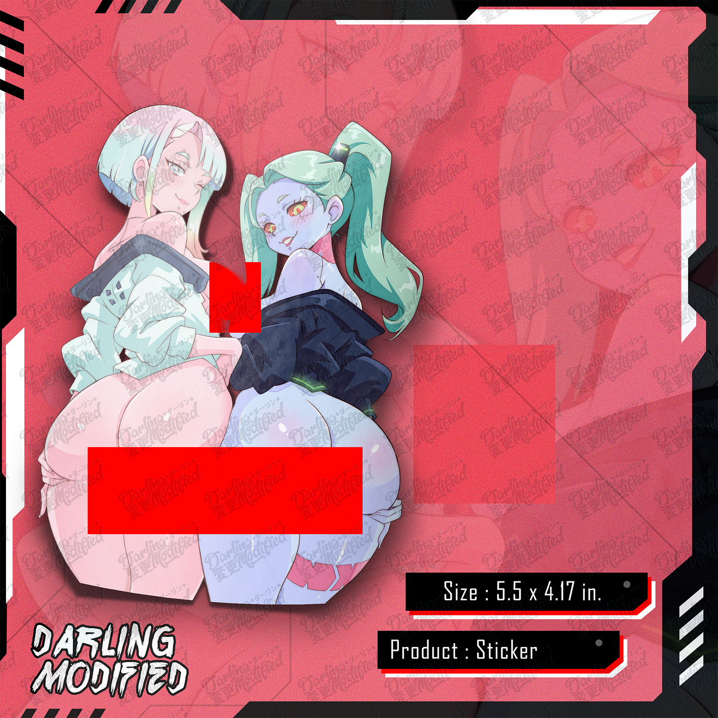 Teasing Lucy & Rebecca (Vi) - Stickers