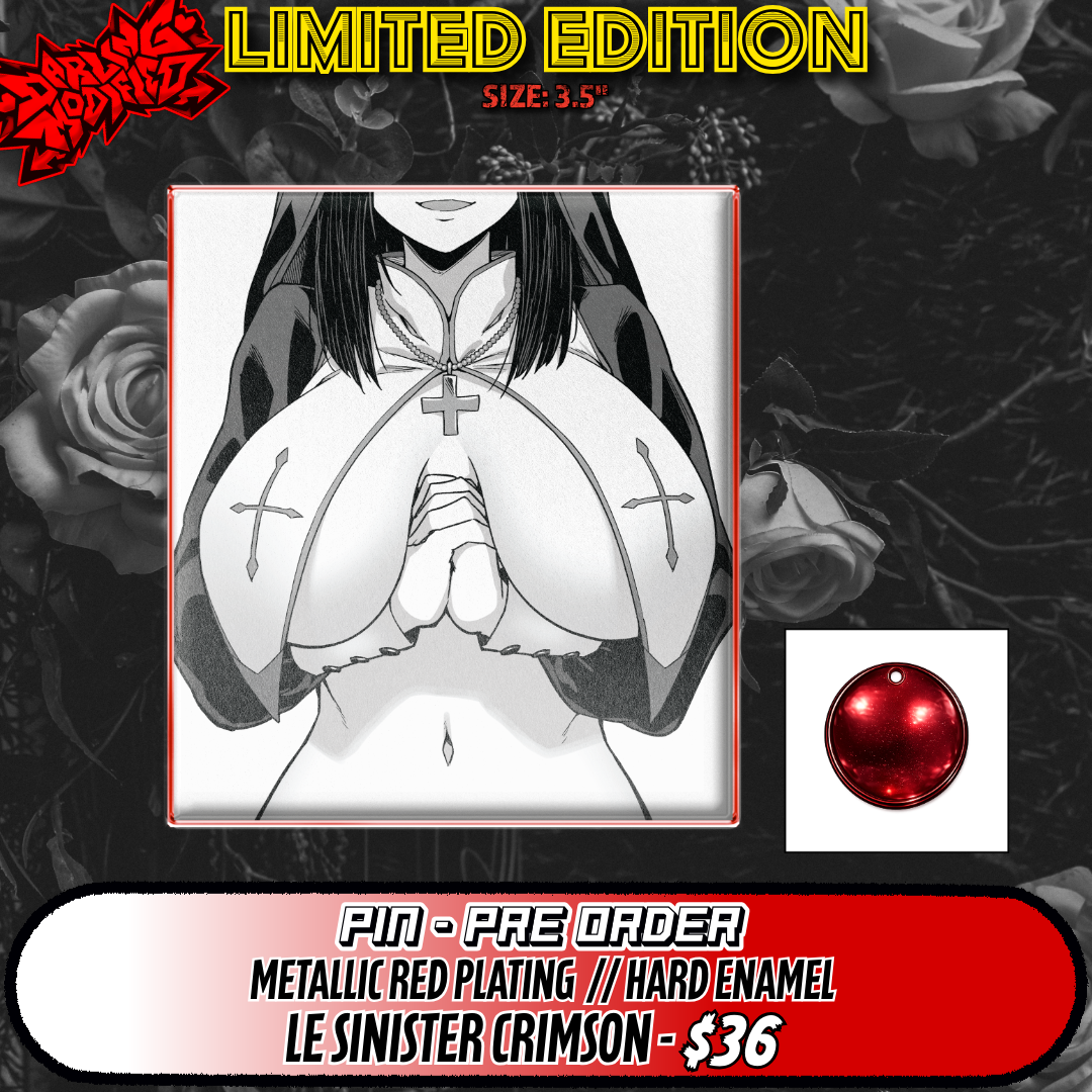 Lustful Nun (Collab) - Pins - Limited Edition (Pre-Order)