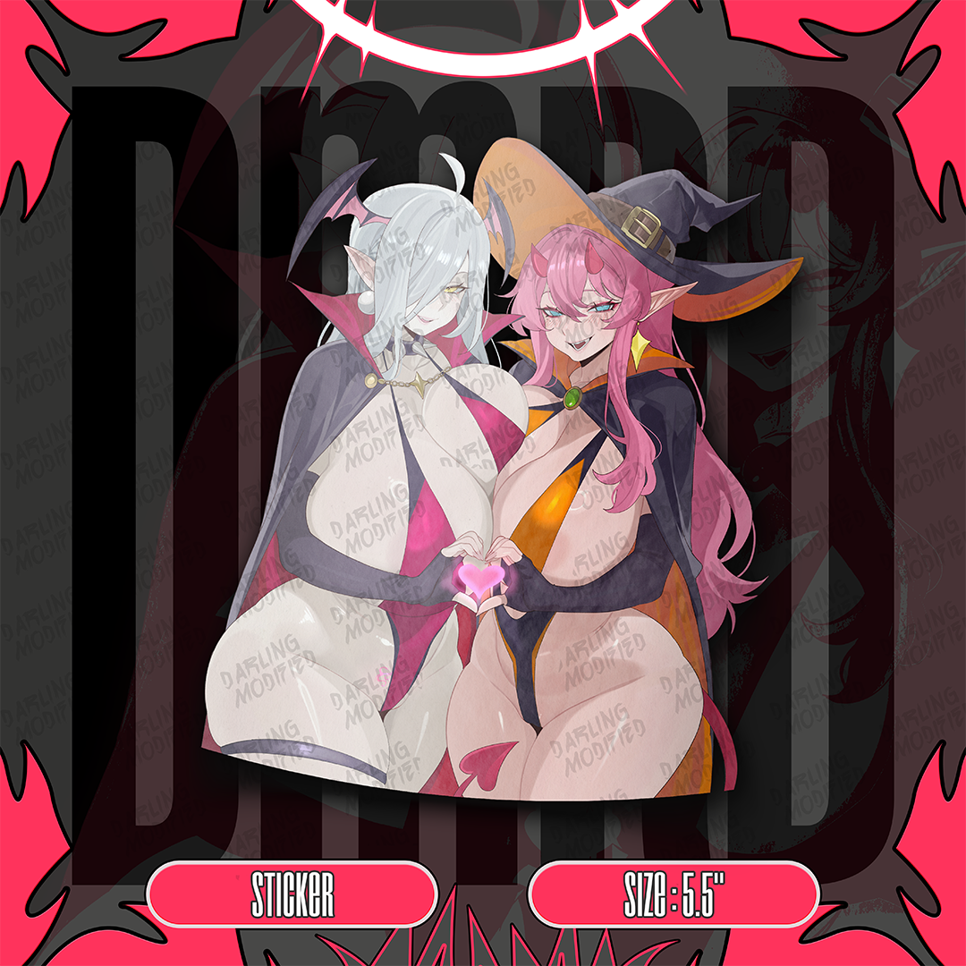 The Witch's Devil (OC) - Stickers (Pre-Order)