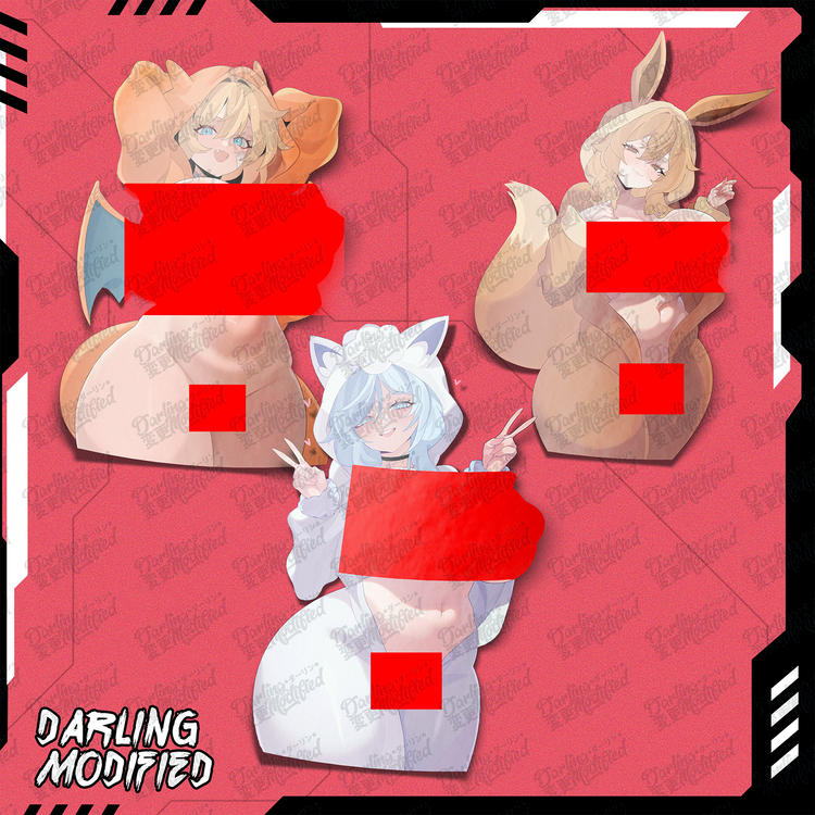 Spicy Poke Onesie Babes (Y) - Stickers (Pre-Order)