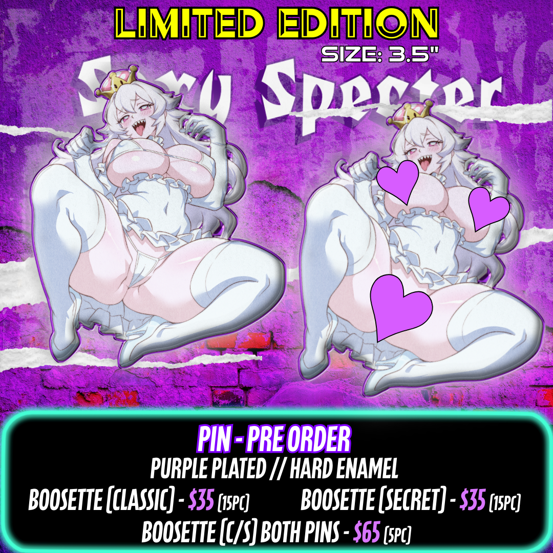 Sexy Specter Boosette (H) - Pins - Limited Edition v2 (Pre-Order)