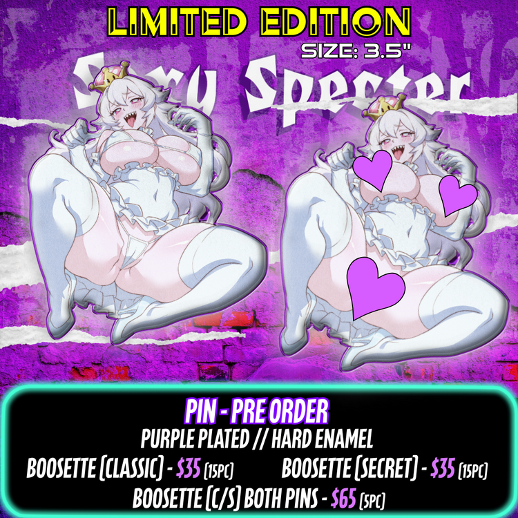 Sexy Specter Boosette (H) - Pins - Limited Edition v2 (Pre-Order)