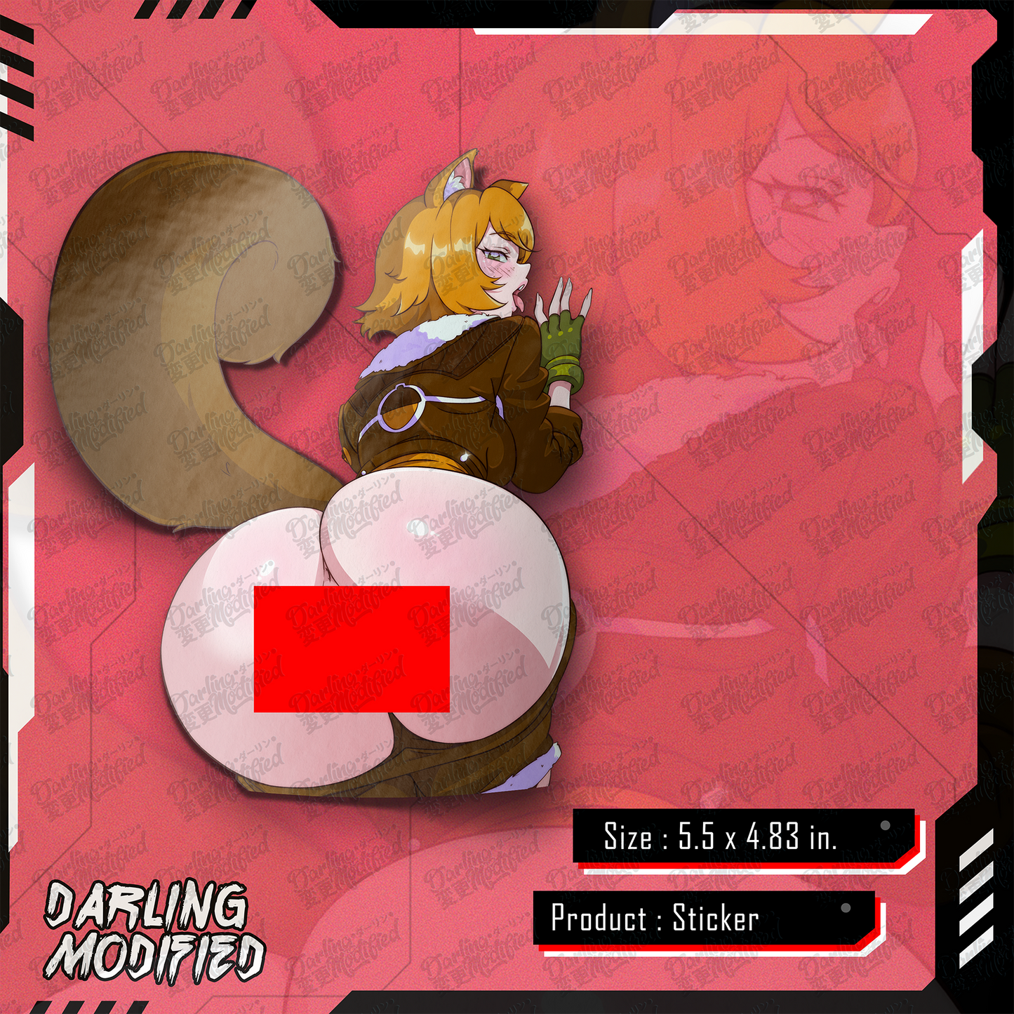 Seductive Squirrel Girl (Vi) - Stickers