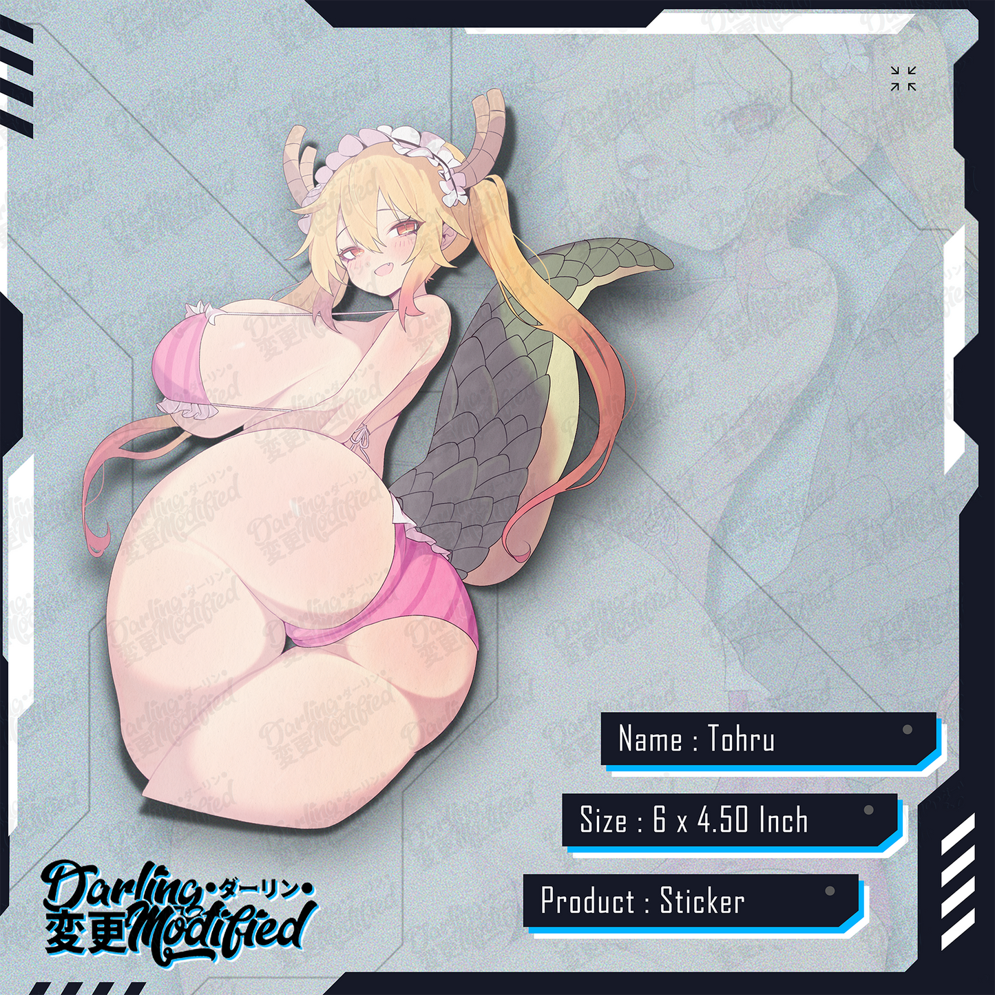 Dragon Maid Waifus - Stickers