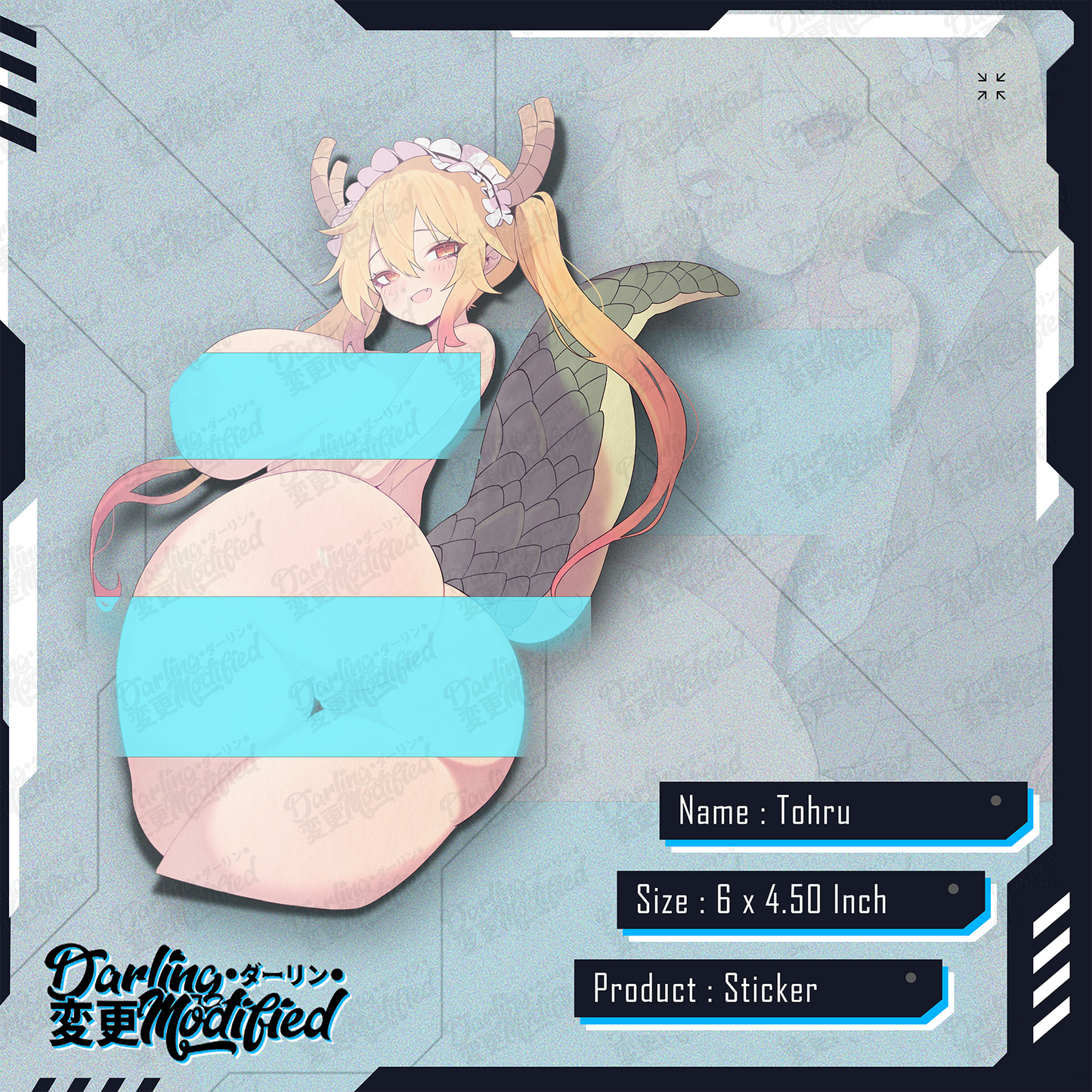 Dragon Maid Waifus - Stickers