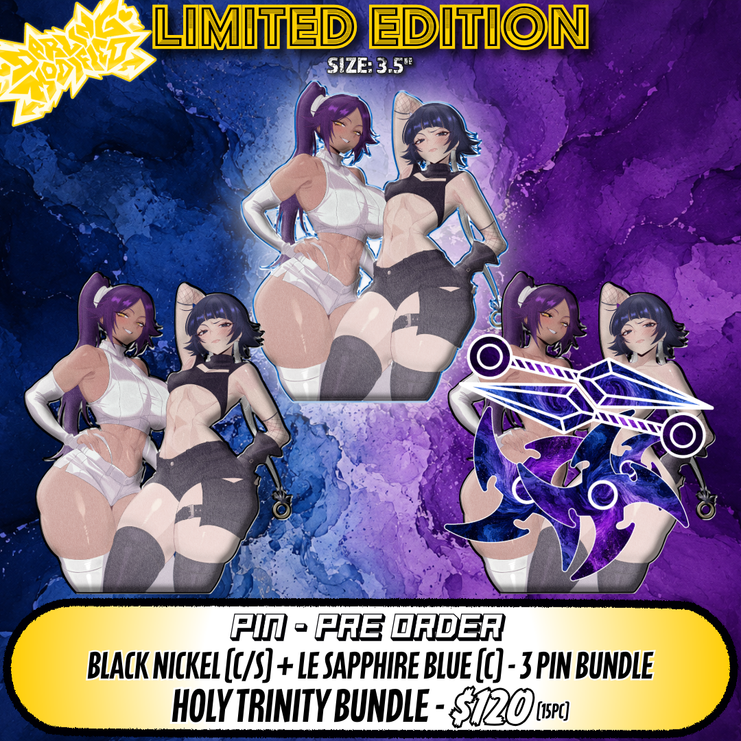 Yoruichi & Sui-Feng (Y) - Pins - Limited Edition (Pre-Order)