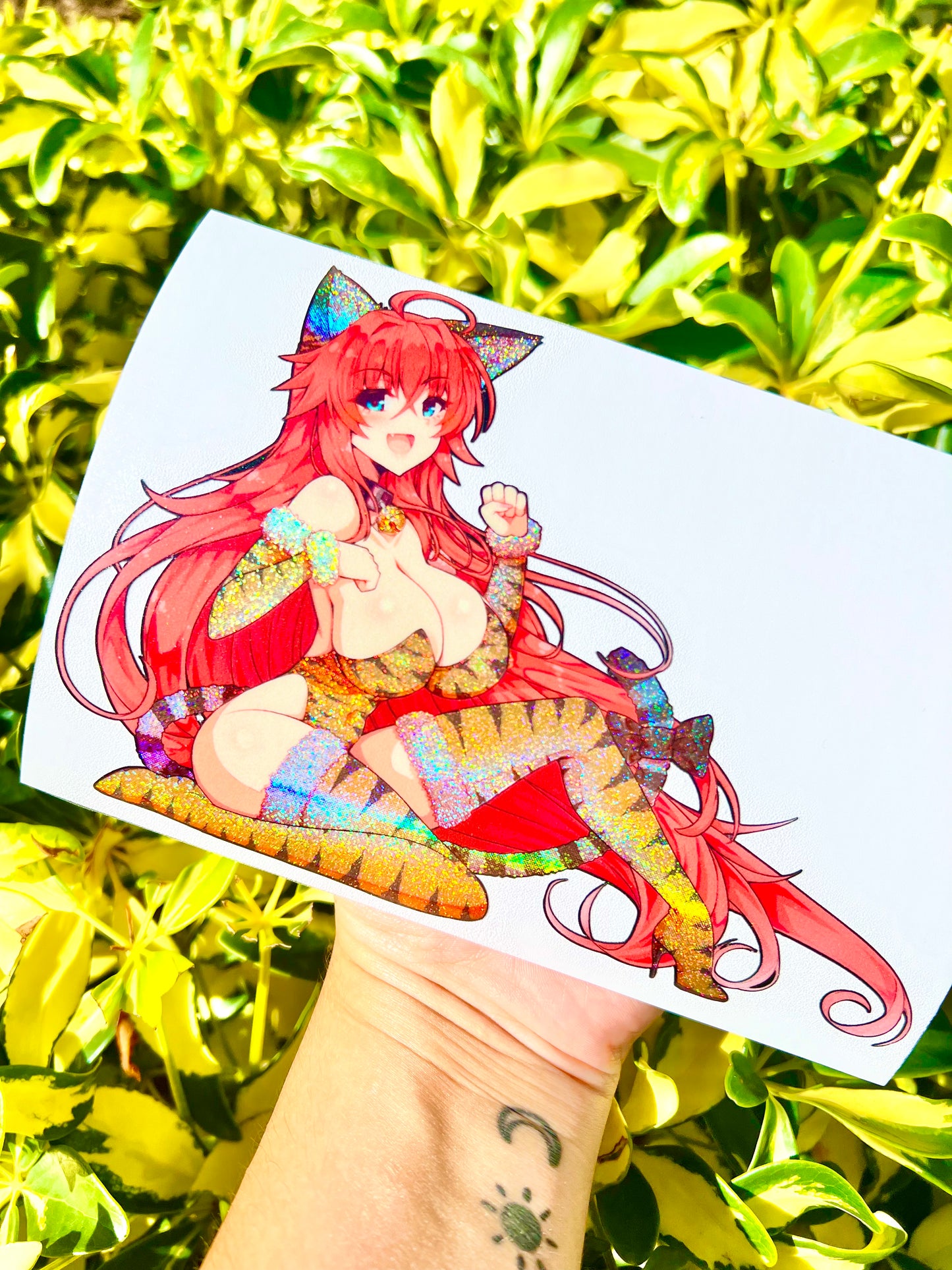 GLITTER HOLO SPOT WAIFUS - LIMITED EDITION STICKERS