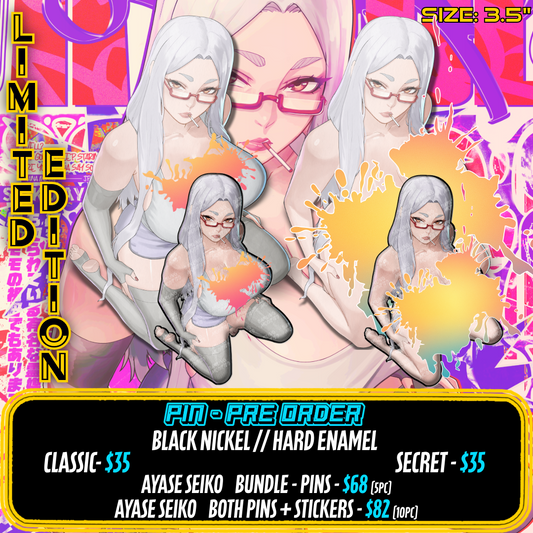 Ayase Seiko (Y) - Pins - Limited Edition (Pre-Order)