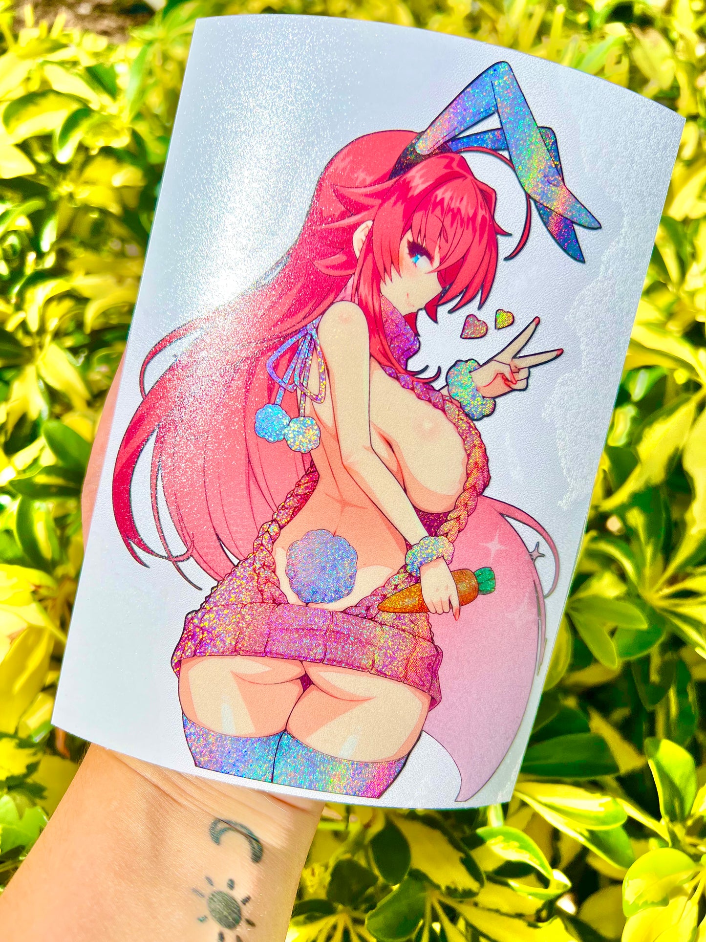 GLITTER HOLO SPOT WAIFUS - LIMITED EDITION STICKERS