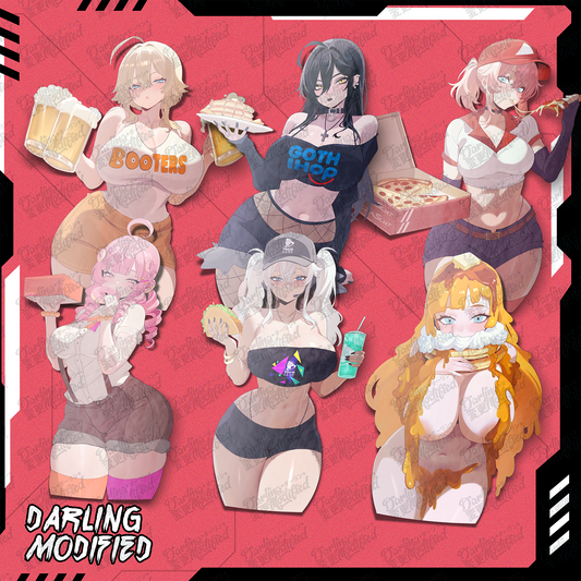 Fast Food Queens (Y) - Stickers