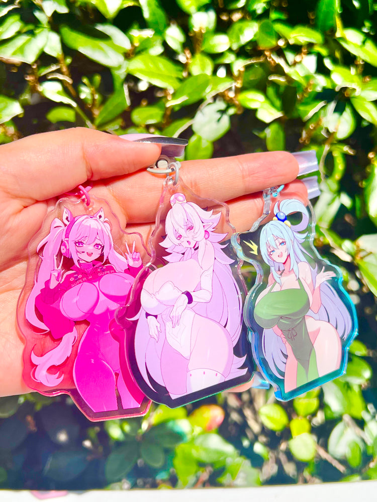 Waifu Babes - Acrylic Keychain