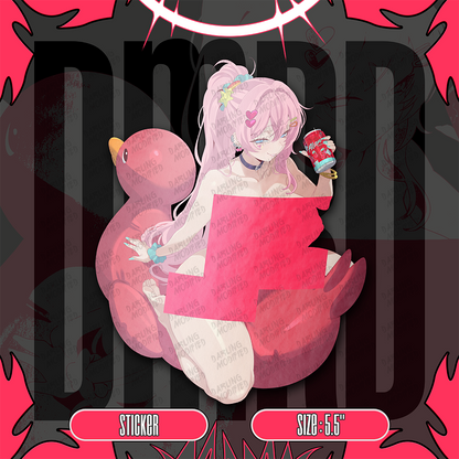 Thirsty Waifu Energy (Y) - Stickers (Pre-Order)