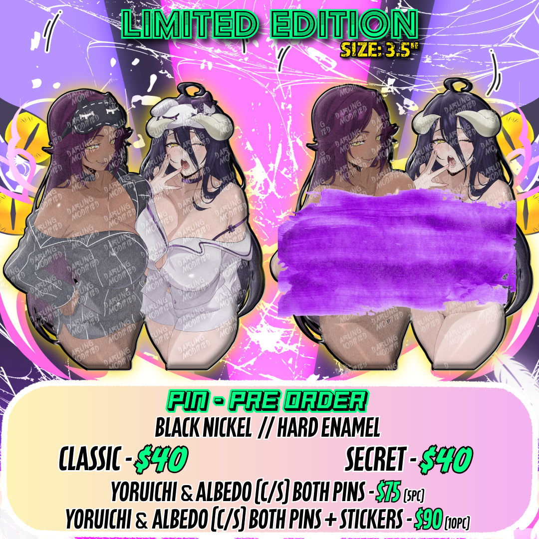 Sexy Slumber Queens (Y) - Pins - Limited Edition (Pre-Order)