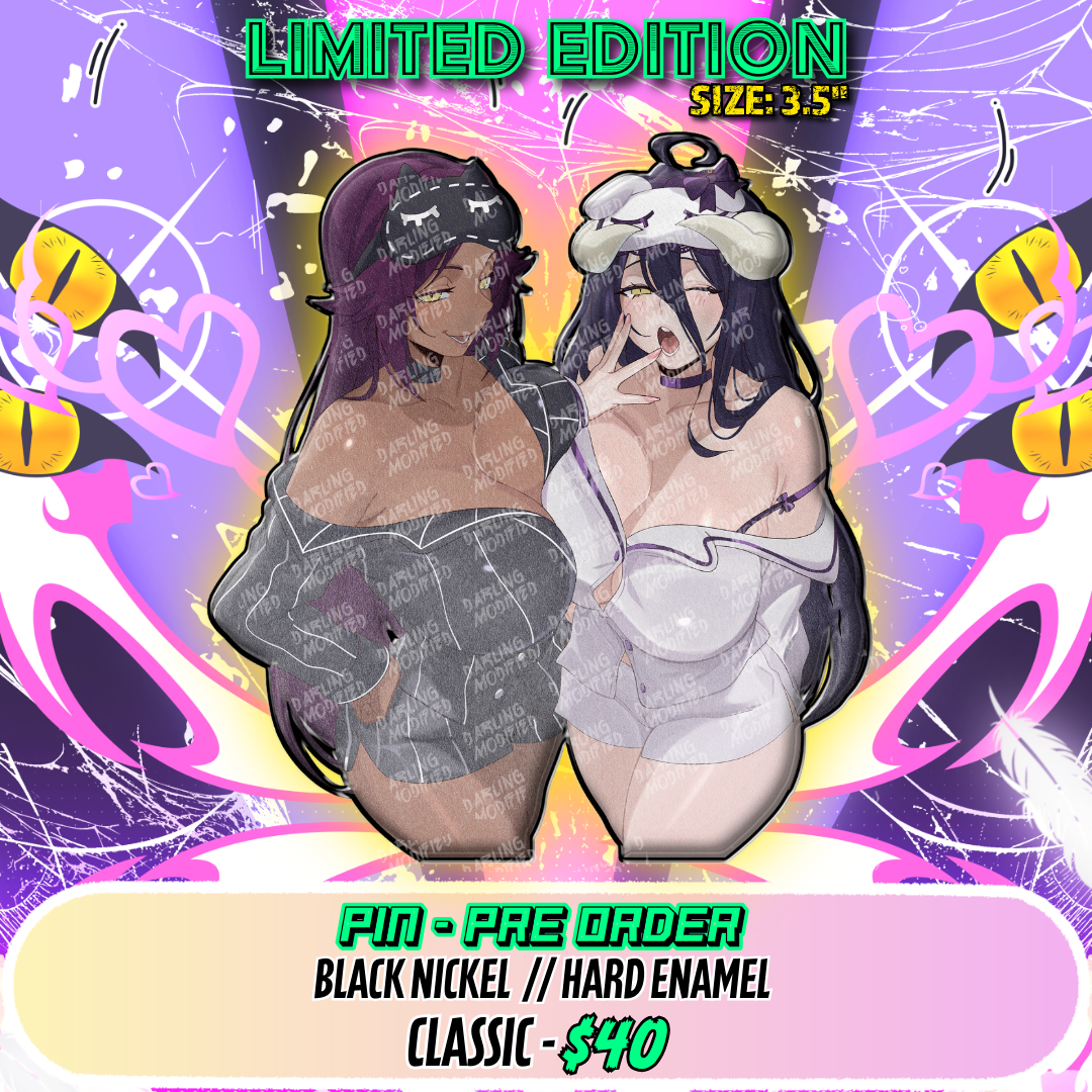 Sexy Slumber Queens (Y) - Pins - Limited Edition (Pre-Order)