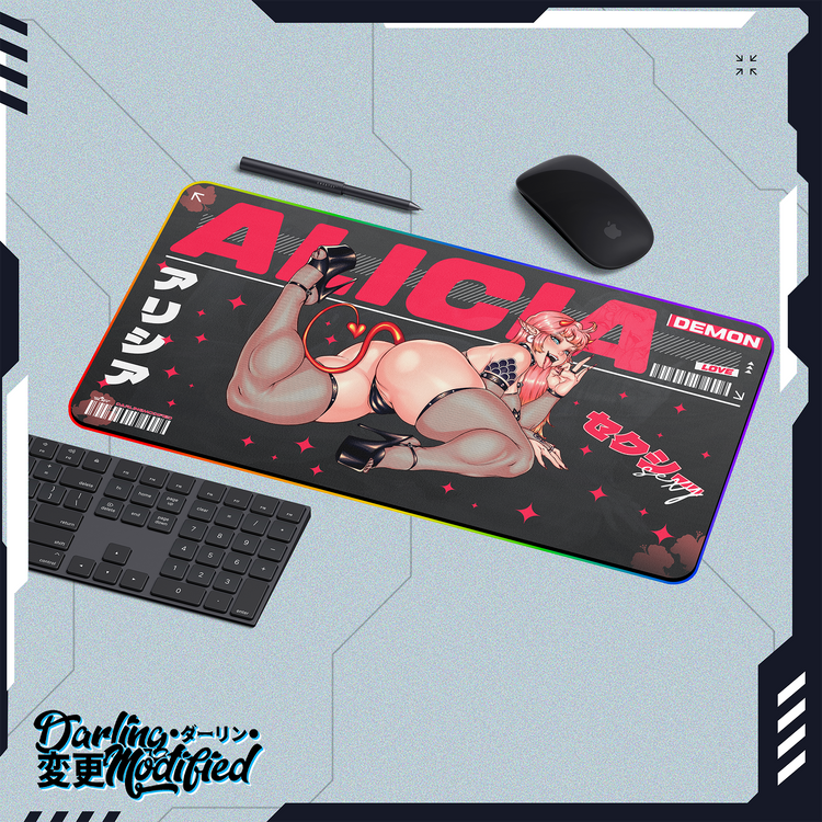 Alicia Laying - Mouse Pad
