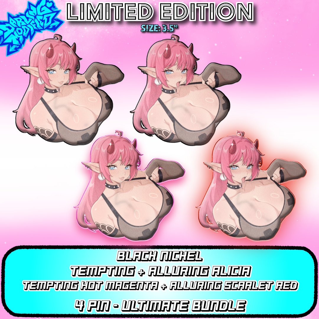 Oppai Alicia (Y) - Pins - Limited Edition (Pre-Order)