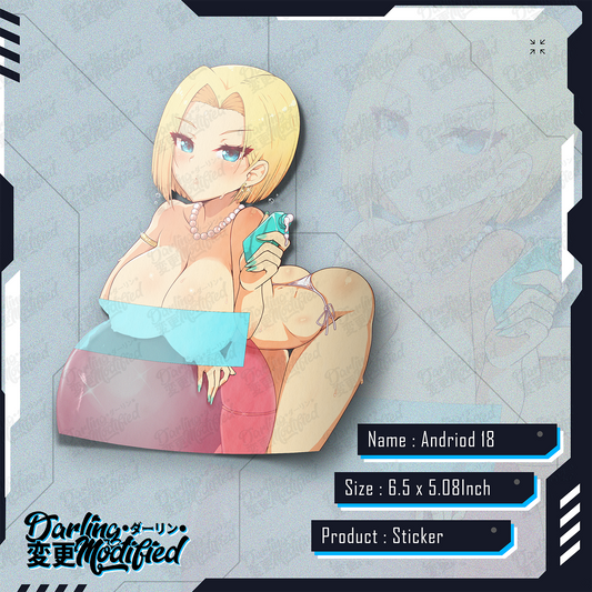 Android 18 - Sticker (Pre Order)
