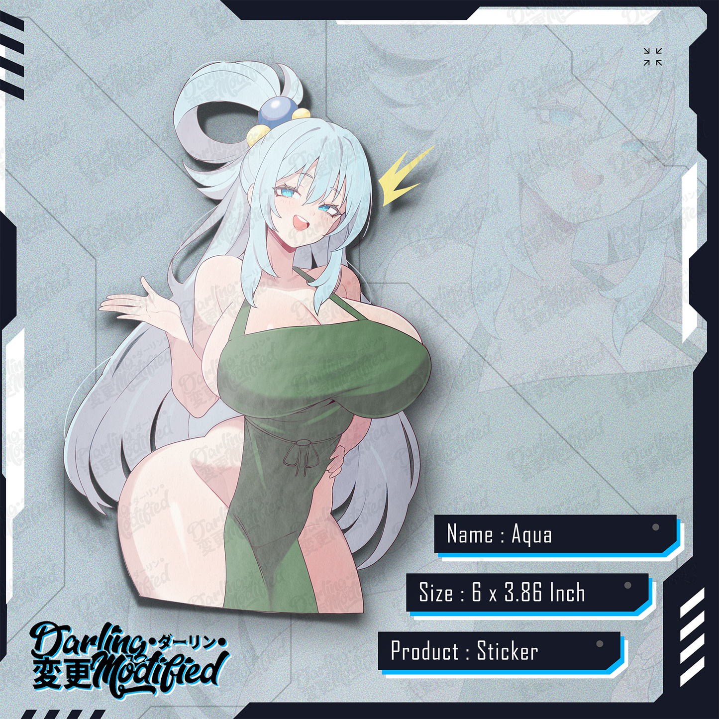 Barista Aqua - Sticker