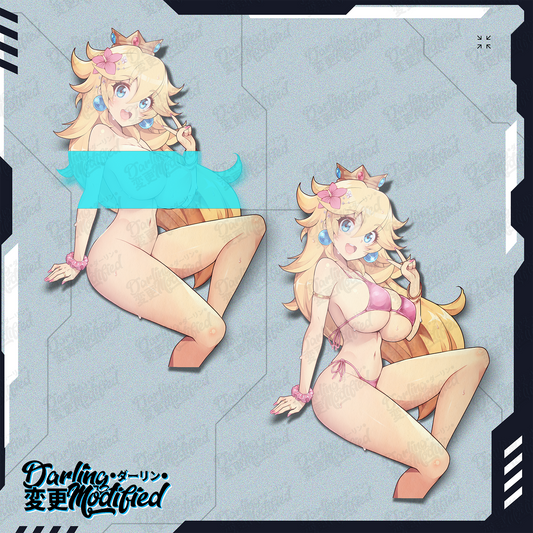 Beach Time Peach - Sticker