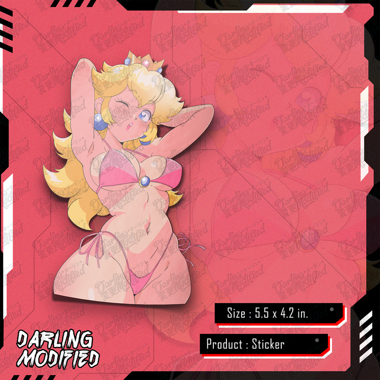 Starstruck Bikini Peach - Sticker