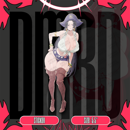 Pirate Boa (Y) - Sticker (Pre-Order)