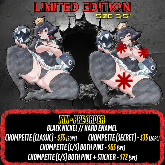 Explosive Chompette (H) - Pins - Limited Edition (Pre-Order)