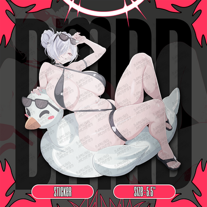 Nikke Ducky Splash (Y) - Stickers (Pre-Order)