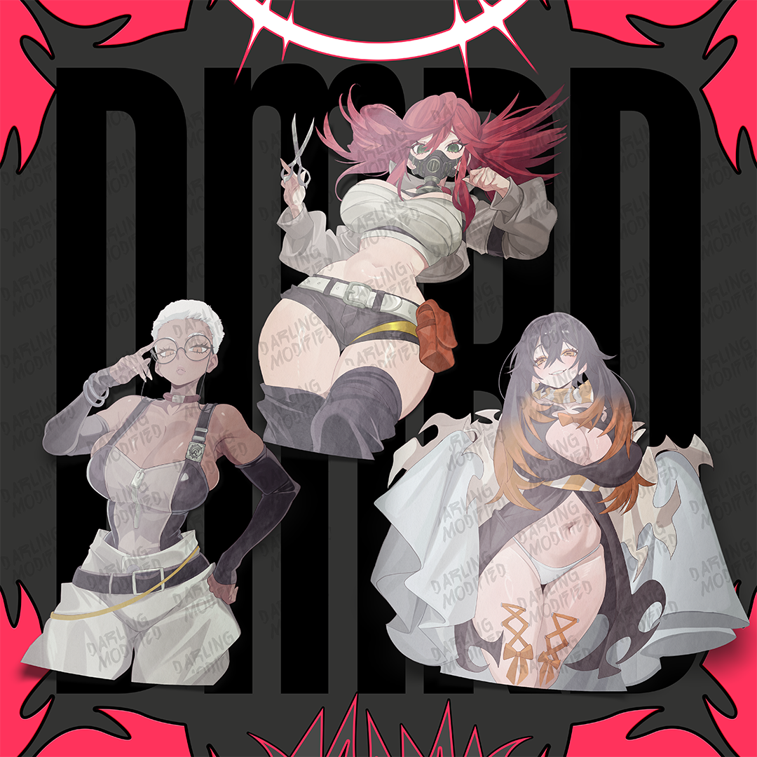 The "Cleaner" Babes (Y) - Stickers (Pre-Order)