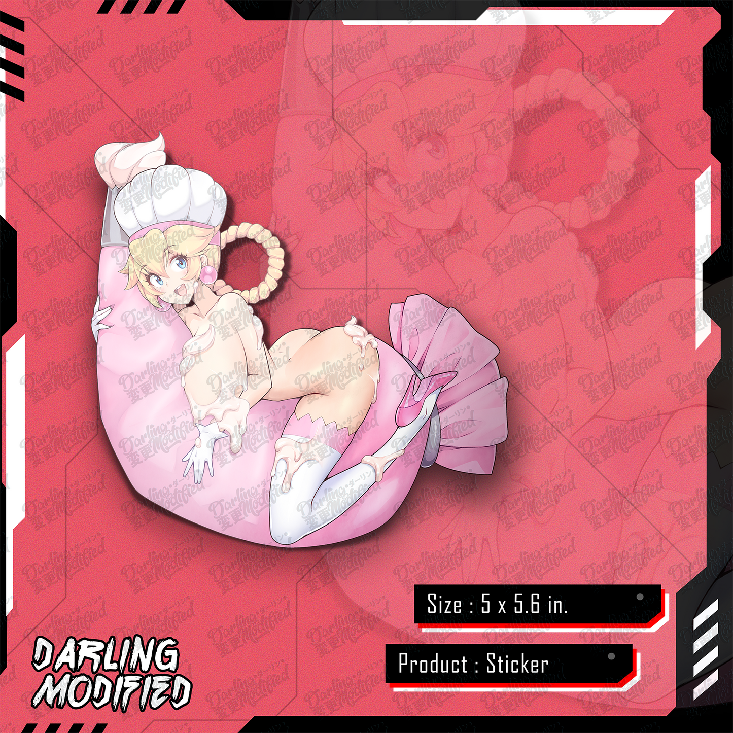 Creamy Peach (V) - Stickers