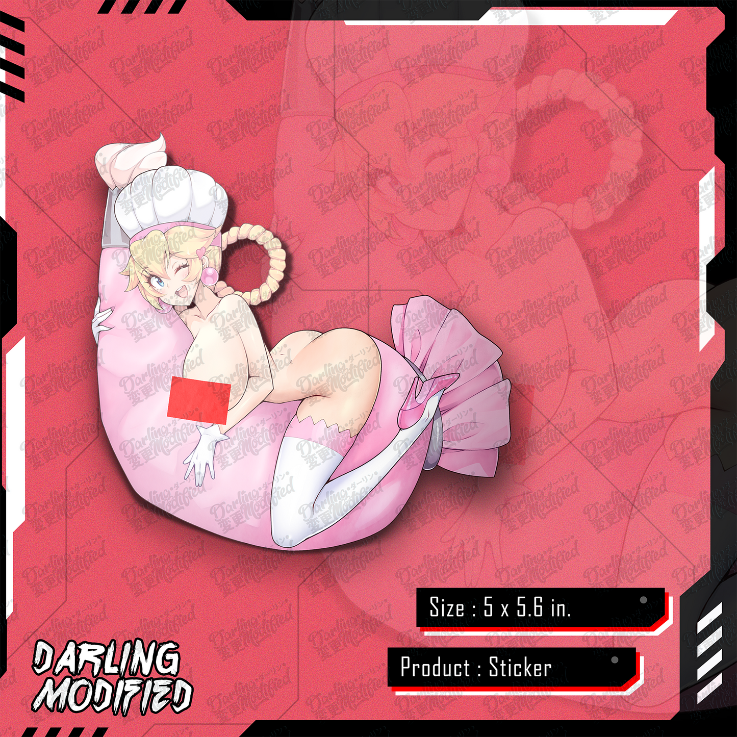 Creamy Peach (V) - Stickers