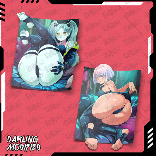 Cyberpunk Waifus (Vi) - Stickers (Pre-Order)