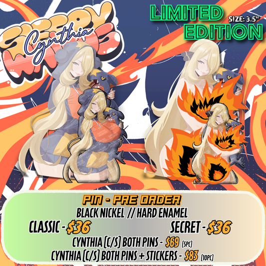 Scorching Slumber Queen (Y) - Pins - Limited Edition (Pre-Order)