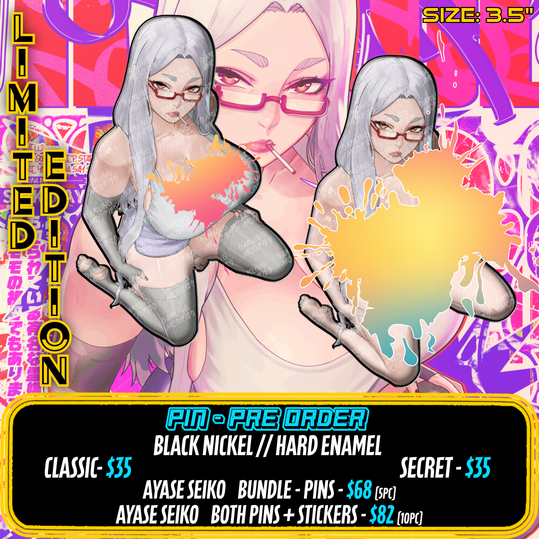 Ayase Seiko (Y) - Pins - Limited Edition (Pre-Order)