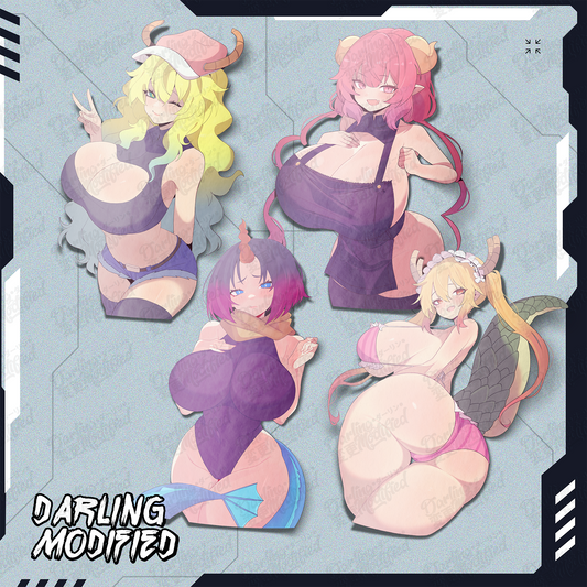 Dragon Maid Waifus - Stickers