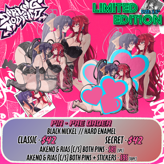 Underworld Vixens (Y) - Pins - Limited Edition (Pre-Order)