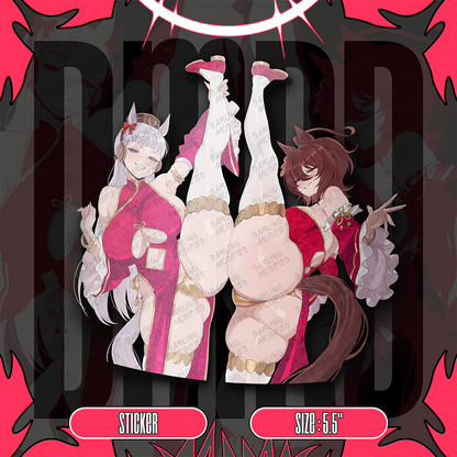 Purebred Union Waifus (Y) - Stickers (Pre-Order)