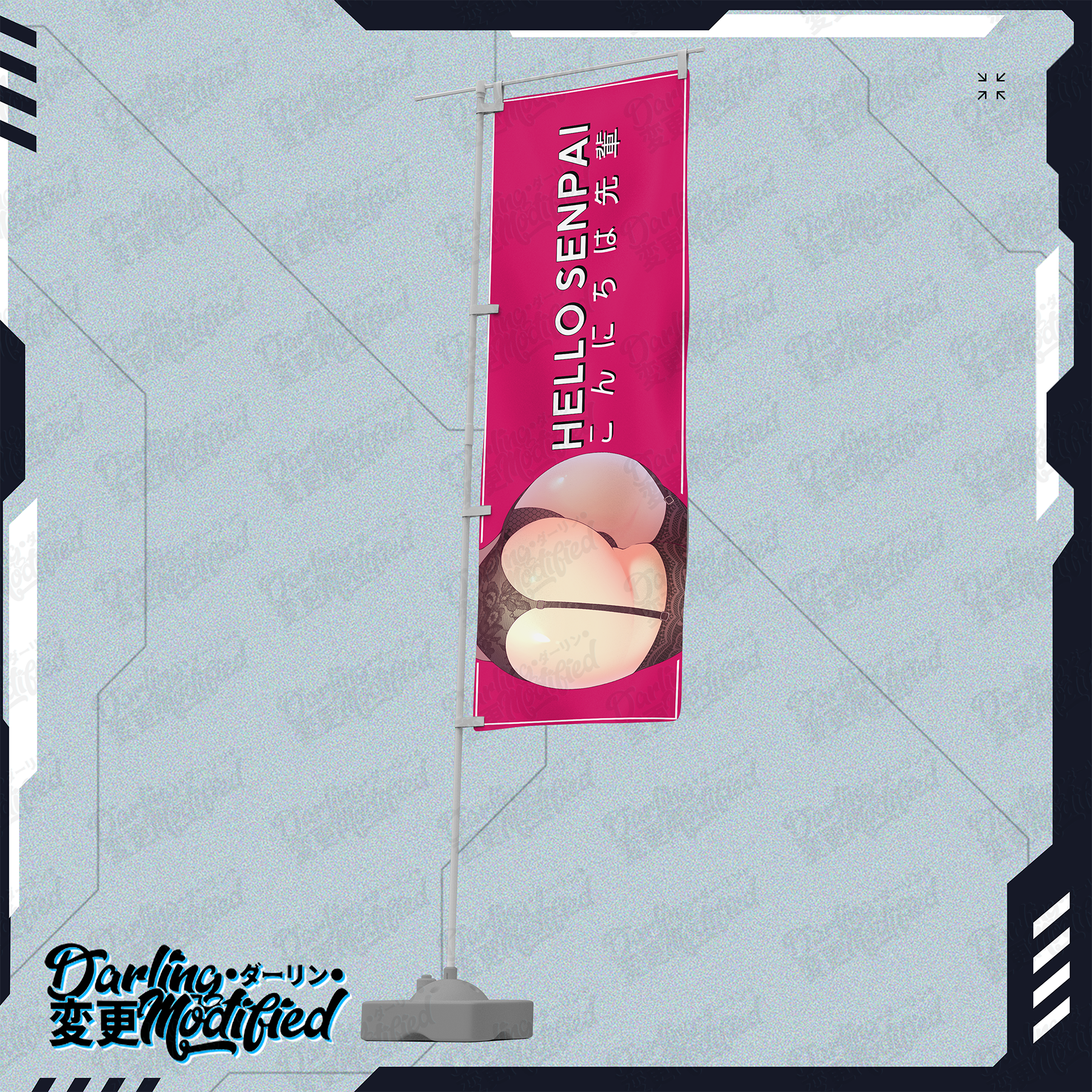 Hello Senpai - Flag