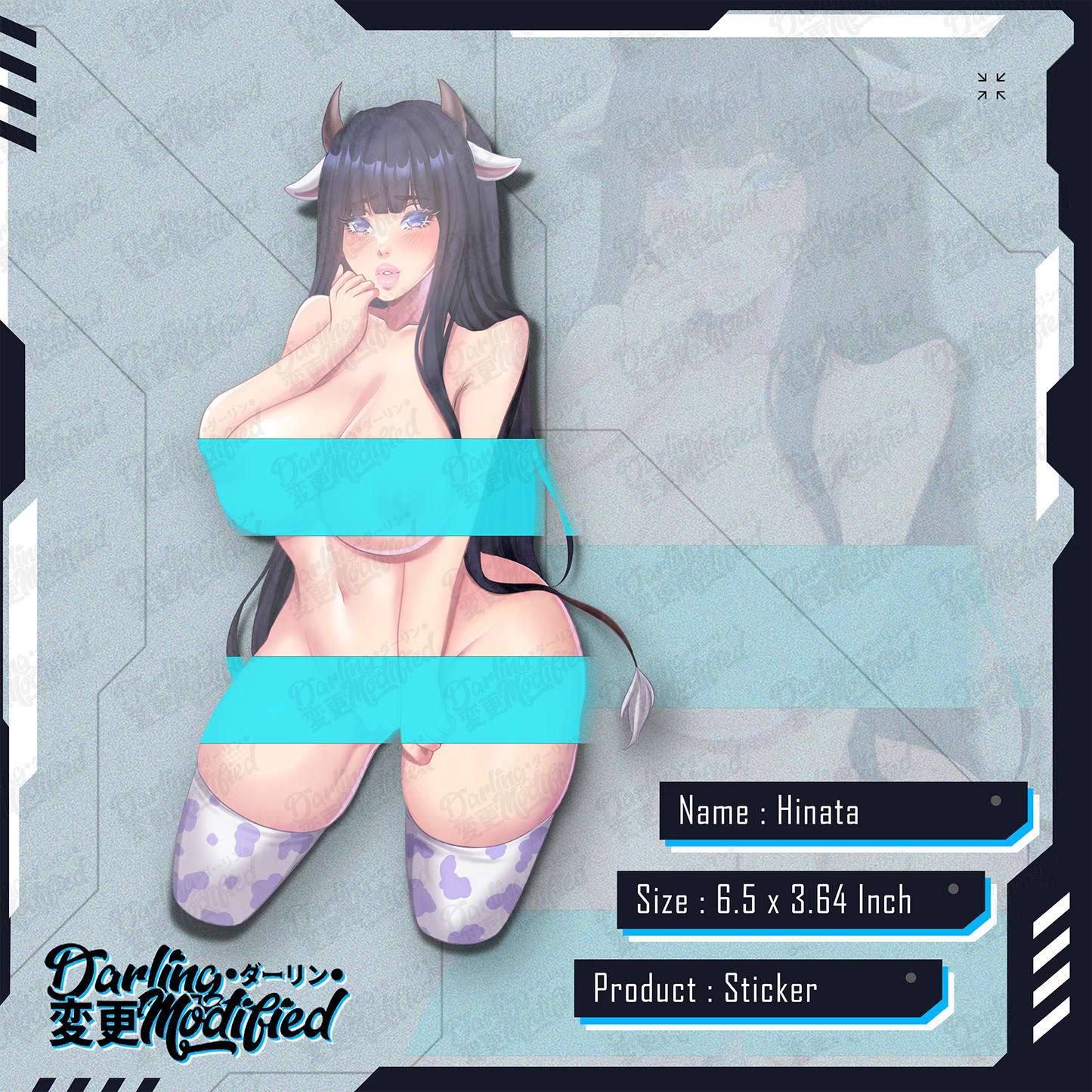 Hinata Moo Moo  - Stickers