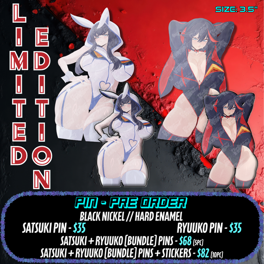 K-La-Kill Waifus (H) - Pins - Limited Edition (Pre-Order)