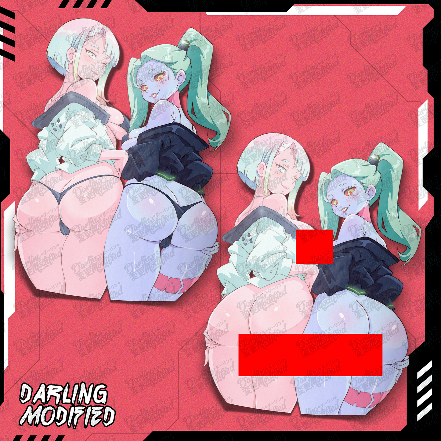 Teasing Lucy & Rebecca (Vi) - Stickers