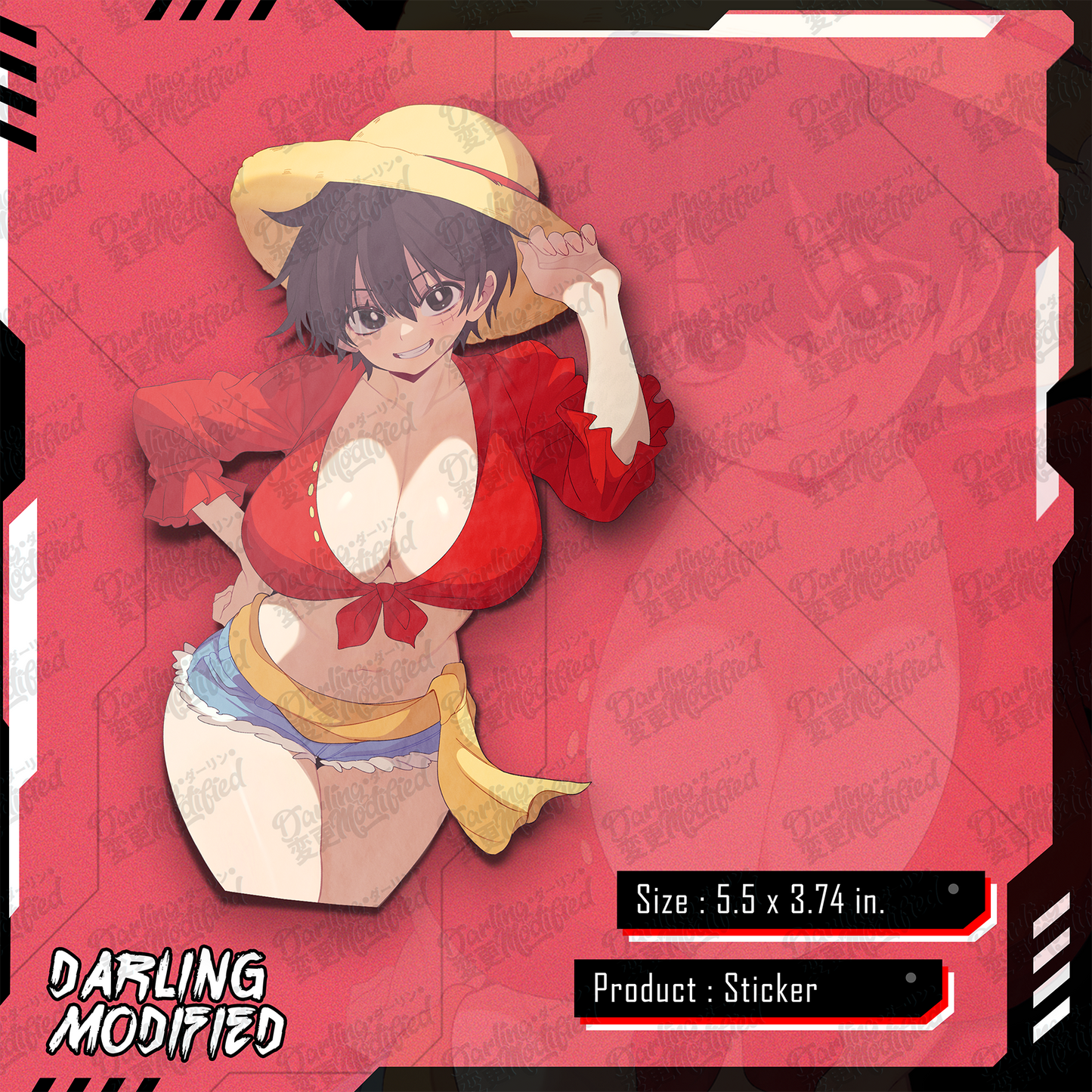 Luffy (Y) - Stickers