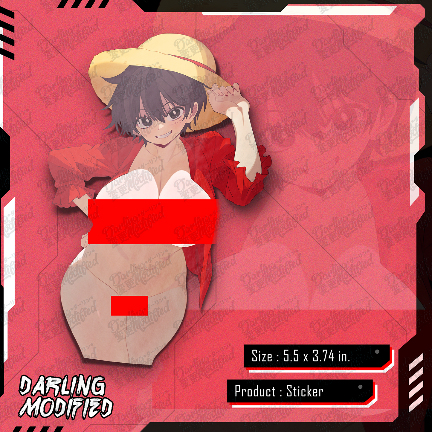 Luffy (Y) - Stickers