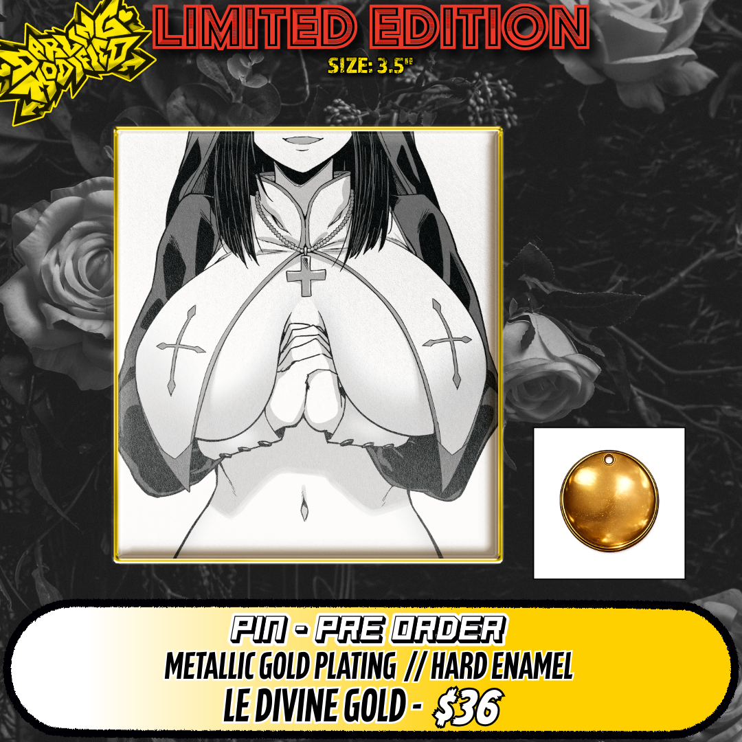Lustful Nun (Collab) - Pins - Limited Edition (Pre-Order)